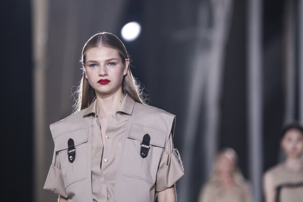 Hermes plays with depth in surrealist Paris show AP News